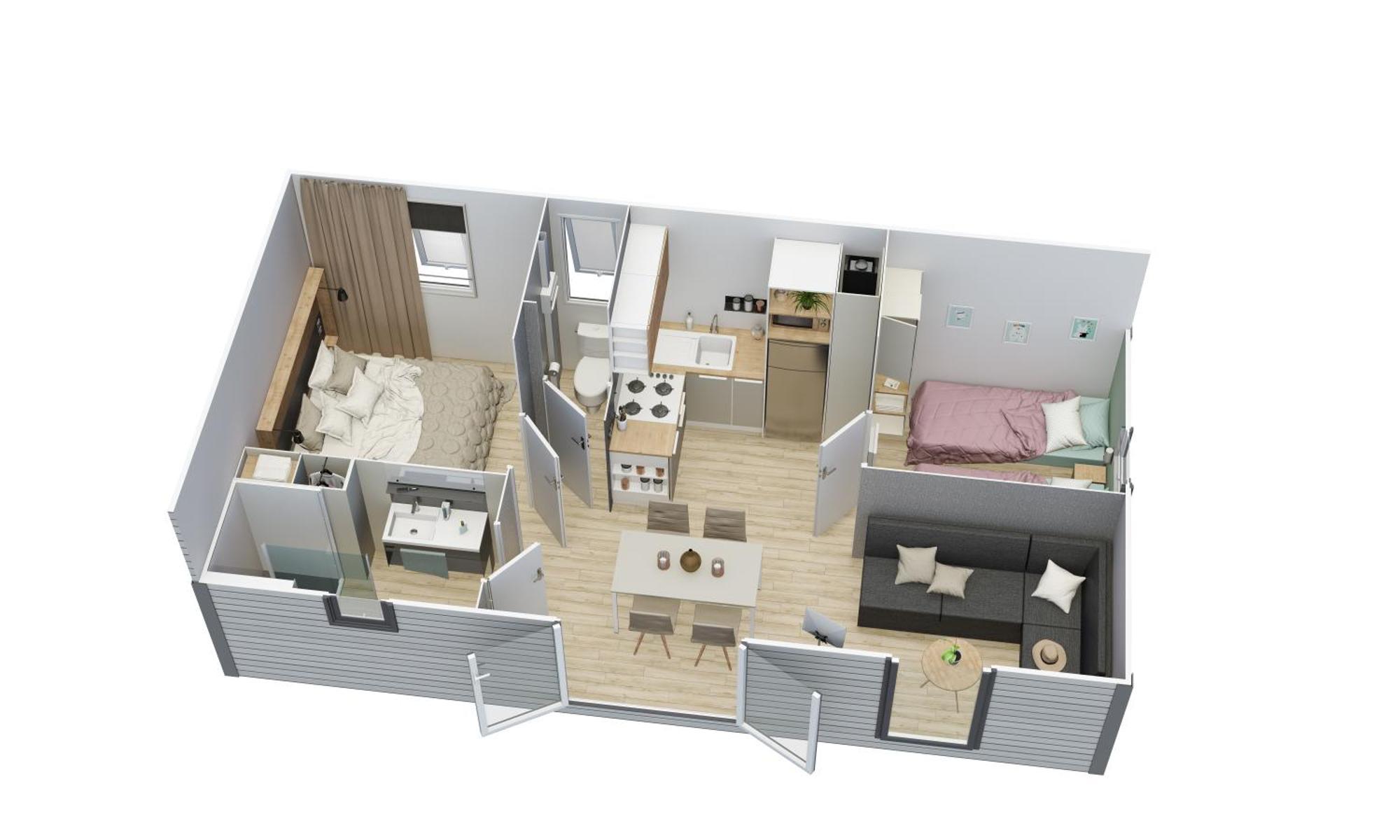 Happymobilhome Argeles-Sur-Mer -Plage A 500M- Camping 4 Etoiles Del Mar ภายนอก รูปภาพ