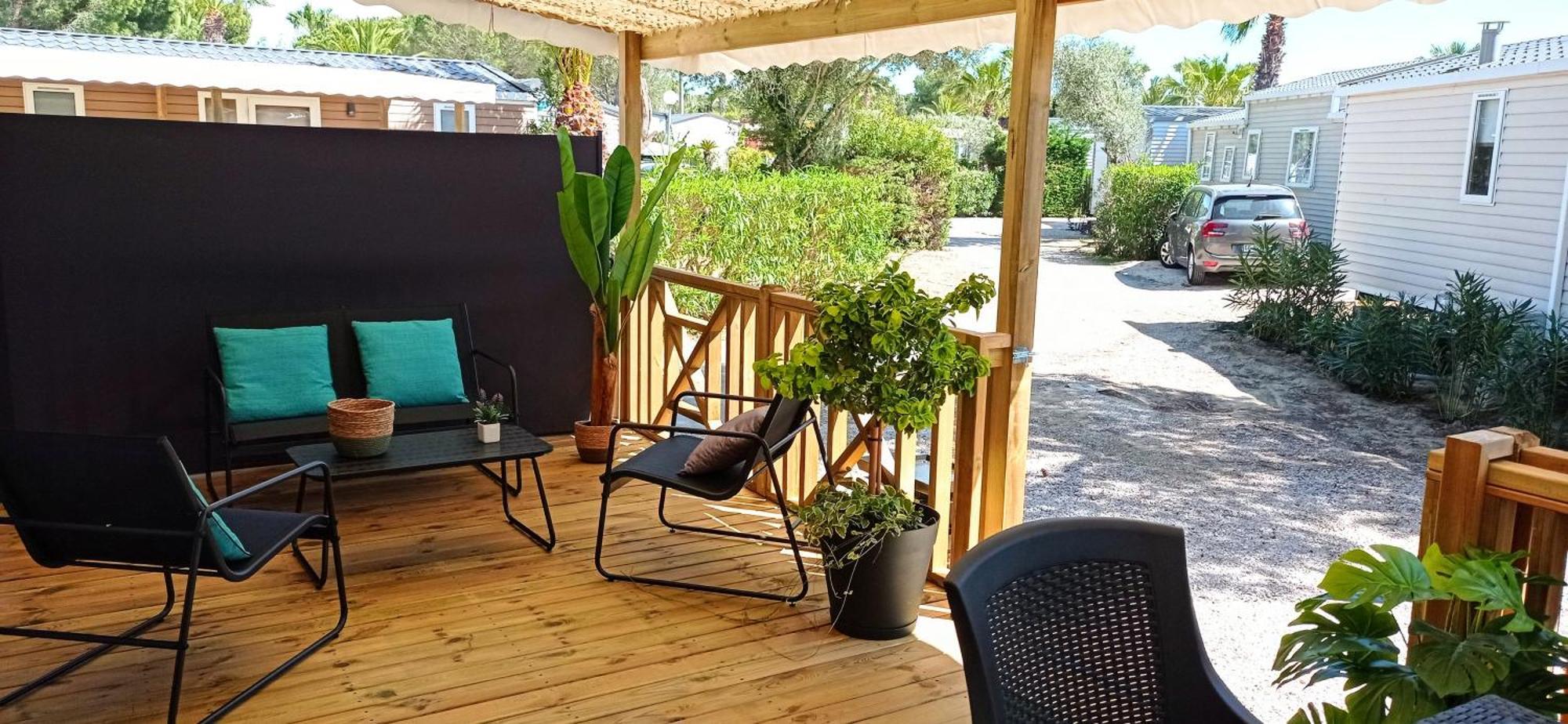 Happymobilhome Argeles-Sur-Mer -Plage A 500M- Camping 4 Etoiles Del Mar ภายนอก รูปภาพ